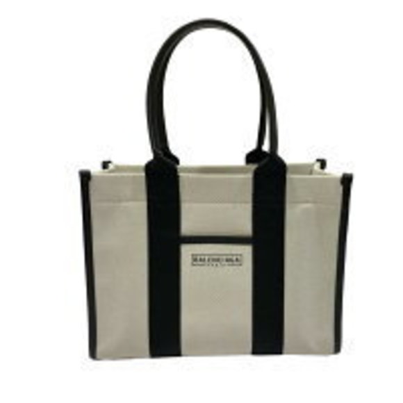 Balenciaga HARDWAM Tote Bag R White Black - Picture 1 of 9